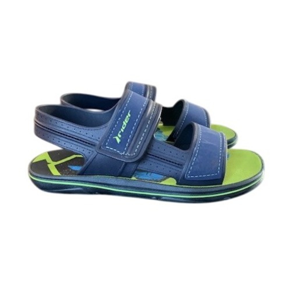 Rider Kids Blue‎ Sport Sandals Velcro Strap Outdoor Water Shoes Boys Size 2/3